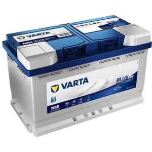 Varta Blue Dynamic N80 / 580 500 080 / S4 E11 EFB start-stop accu (12V, 80Ah, 800A)