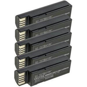 5 stuks: Zebra 82-166537-01 / BTRY-36IAB0E-00 accu's (3.7 V, 3400 mAh, 123accu huismerk)