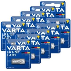 Varta N / LR1 / Lady / MN9100 Alkaline Batterij 10 stuks