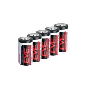 Aanbieding: 5 x EVE ER26500 / C batterij (3.6V, 8500 mAh, Li-SOCl2)