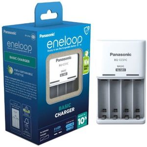Panasonic Eneloop BQ-CC51E Basic Charger voor AA en AAA batterijen