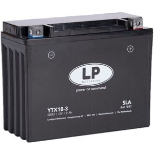 Landport AGM 52012 / YTX18-3 / YTX18L-BS accu (12V, 21Ah, 350A)