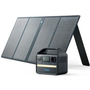 Anker 521 PowerHouse Power Station + 625 Solar Panel  (256Wh / 200W / 450W Piek)