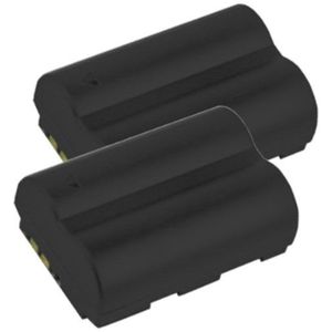 2 stuks: Canon BP-511 / BP-512 / BP-522 accu's (7.4 V, 2000 mAh, 123accu huismerk)