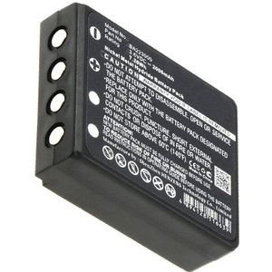 HBC FUB6 / FUB05AA / BA223000 accu (3.6 V, 2000 mAh, Zwart, 123accu huismerk)