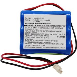 Alaris 1000EL00349 accu (2000 mAh, 123accu huismerk)