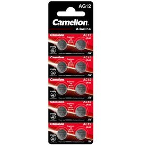 Camelion LR43 / V12GA / 186 Alkaline knoopcel batterij 10 stuks