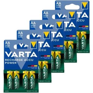 Varta Oplaadbare AA / HR6 Ni-Mh Batterijen (20 stuks, 2600 mAh)