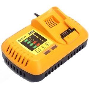 DeWalt DCB118-QW  snellader (18V-54V Flexvolt, 8A, 123accu huismerk)
