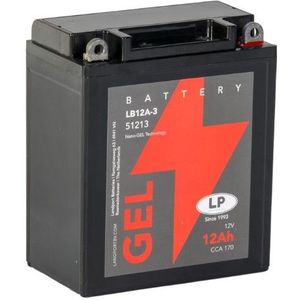 Landport Gel 51213 / YB12AL-A / 512013012 accu (12V, 12Ah, 170A)