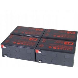CSB UPS RBC23 / RBC49 noodstroom accu vervangingsset (12V, 7.2Ah)