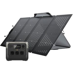 EcoFlow River 2 Pro Portable Power Station + Solar 220W (768Wh / 800W / 1600W Piek)