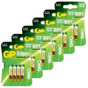 GP Super AAA / MN2400 / LR03 Alkaline Batterij 24 stuks