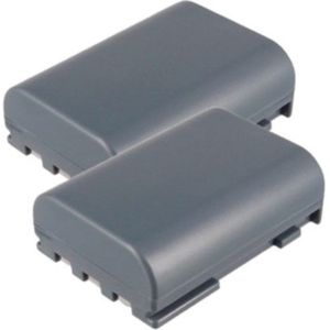 2 stuks: Canon NB-2L / NB-2LH / 9612A001 accu's (7.4 V, 600 mAh, 123accu huismerk)