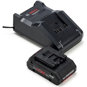 Starterset: Bosch ProCORE 18V / 1600A016GB accu + lader (18 V, 4.0 Ah, origineel)