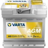 Varta - Dynamic AGM - Autoaccu - 12V - 50Ah/540A - Voor Start-Stop Technologie