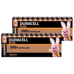 Duracell Plus 100% Extra Life AAA / MN2400 / LR03 alkaline batterij 48 stuks