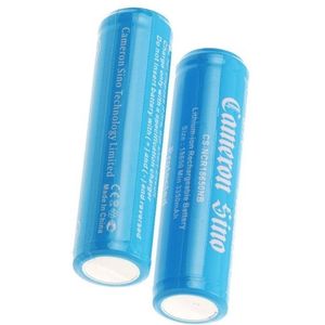 123accu huismerk 18650 batterij 2 stuks (3.7 V, 3400 mAh, 8A)