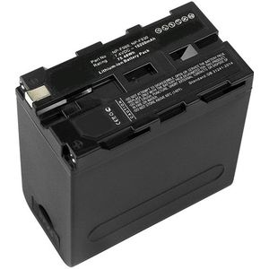 Hitachi XL-B2 / XL-B3 / NP-F10 accu (10200 mAh, 123accu huismerk)