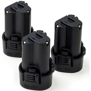 Startset: 3x Makita BL1013 / 196066-7 accu's (10.8 V, 2.5 Ah, 123accu huismerk)