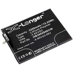 Huawei HB386280ECW accu (3200 mAh, 123accu huismerk)