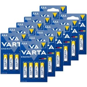 Varta Energy AAA / MN2400 / LR03 Alkaline Batterij 48 stuks
