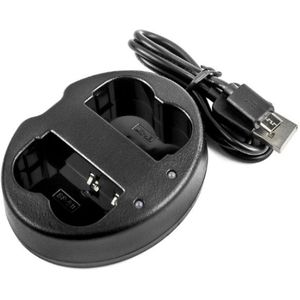 Canon BP-511 USB Dubbellader (123accu huismerk)
