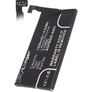 Sony AGPB009-A003 accu (1250 mAh, 123accu huismerk)