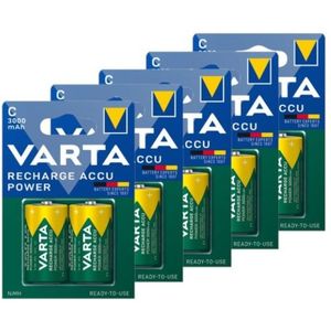 Varta Oplaadbare C / HR14 Ni-Mh Batterijen (10 stuks, 3000 mAh)