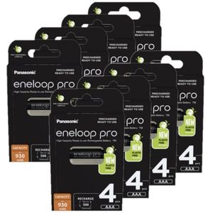 Panasonic Eneloop Pro Oplaadbare AAA / HR03 Ni-Mh Batterijen (32 stuks, 930 mAh)