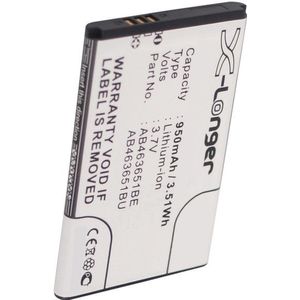 Samsung AB463651BU / AB463651BE / AB463651BC accu (950 mAh, 123accu huismerk)