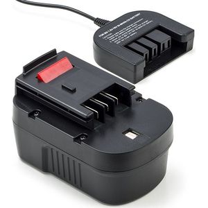Black & Decker HPB14 / A1714 / A14 accu + lader (14.4 V, 3.0 Ah, 123accu huismerk)