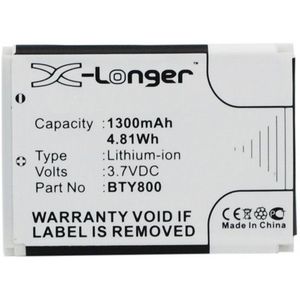 Cipherlab BTY800 / BTY801 / BTY802 accu (1100 mAh, 123accu huismerk)