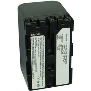 Sony NP-FM70 / NP-FM71 / NP-QM71 accu (2800 mAh, 123accu huismerk)