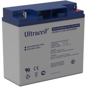 UltraCell UCG20-12 Deep Cycle Gel accu (12V, 20 Ah, T3 terminal)