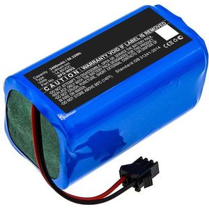 Ecovacs BFG-WSQ / ICR18650-26J-4S1P accu (14.4 V, 3400 mAh, 123accu huismerk)