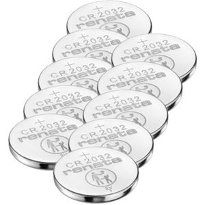 Renata CR2032 3V Lithium knoopcel batterij 10 stuks