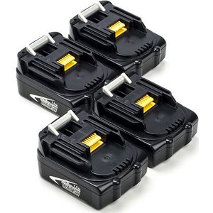 Startset: 4x Makita BL1415N / 14.4 V LXT accu's (14.4 V, 1.5 Ah, 123accu huismerk)