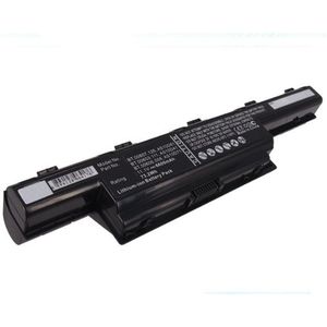 Gateway 31CR19/652 / AS10D31 / AS10D51 accu (10.8 V, 6600 mAh, 123accu huismerk)