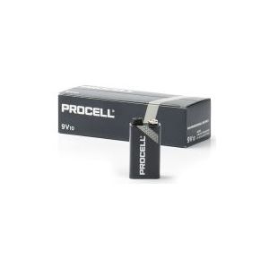 Duracell Procell Constant Power 9V / 6LR61 / E-Block Alkaline Batterij (10 stuks)