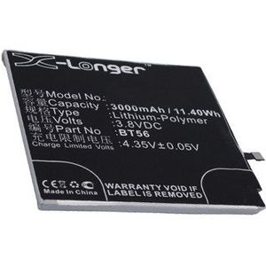 MeiZu BT56 accu (3000 mAh, 123accu huismerk)