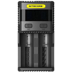 Nitecore SC2 SUPERB batterij lader voor Li-ion/Nimh batterijen