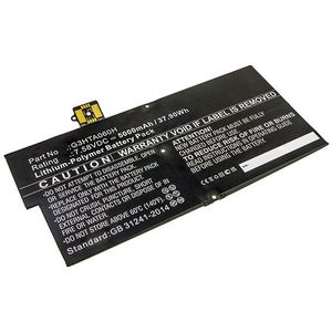 Microsoft G3HTA060H accu (7.58 V, 5000 mAh, 123accu huismerk)