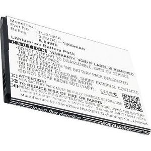 TCL TLi018JA / TLi018K7 / TLi018K9 accu (1800 mAh, 123accu huismerk)