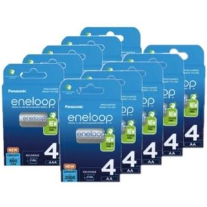Panasonic Eneloop Oplaadbare AA / HR6 + AAA / HR03 Ni-Mh Batterijen (40 stuks)