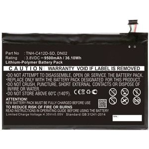 HP DN02 / 782644-005 / HSTNH-C412D-SD accu (9500 mAh, 123accu huismerk)