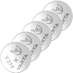 Varta V319 / SR527SW / SR64 / zilveroxide knoopcel batterij 5 stuks