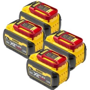 Starterset: 4x DeWalt DCB547-XJ / XR FlexVolt accu's (18V / 54V, 9.0Ah, origineel)