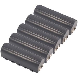 5 stuks: Zebra BTRY-LS34IAB00-00 / 21-62606-01 accu's (3.7 V, 2200 mAh, 123accu huismerk)