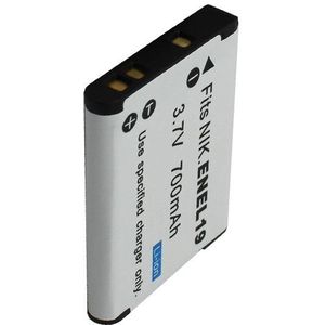 Nikon EN-EL19 accu (700 mAh, 123accu huismerk)